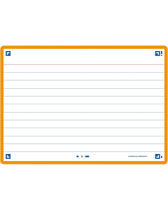 OXFORD Flash Cards 2.0, 80 flash cards/set, A6(105 x 148mm), Scribzee-dict-margine orange