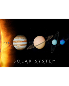 Poster AR (Realitate Augmentata), Curiscope Multiverse, Sistemul Solar,format A1