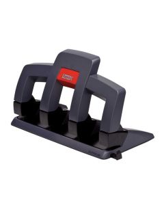 Perforator metalic Rapid Supreme SP34 PressLess, 30 coli, 4 perforatii, cutie, negru