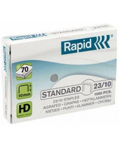 Capse Rapid Standard, 23/10, 40-70 coli, 1000 buc/cutie