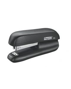 Capsator plastic Rapid F5, 10 coli, cutie, negru