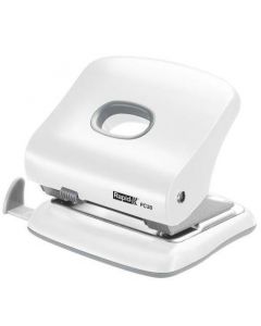 Perforator plastic Rapid FC30, 30 de coli, cutie, alb