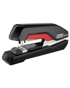 Capsator metalic Rapid Supreme S27, 30 coli, capsare plata, cutie, rosu-negru