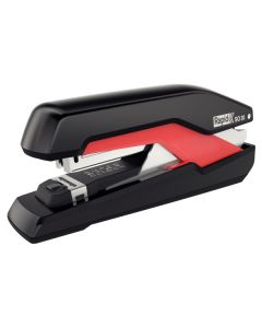 Capsator metalic Rapid Supreme Omnipress SO30, 30 coli, capsare plata, cutie, rosu-negru - full stri