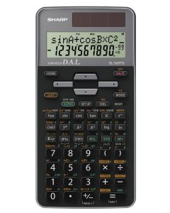 Calculator stiintific, 10 digits, 400+ functii, 161x80x15 mm, dual power, SHARP EL-520TGGY - gri