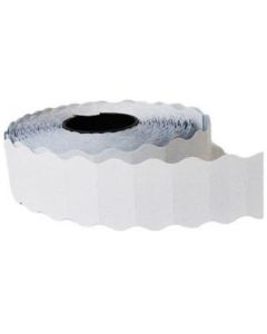 Etichete de pret, 22 x 12 mm, adeziv permanent, 1500buc/rola, TANEX - albe