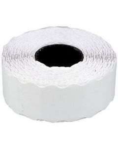 Etichete de pret, 26 x 12 mm, adeziv non-permanent, 1000buc/rola, 6 role/set, TANEX - albe