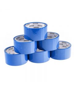Banda adeziva 48mm x 50 y, 36 microni, acrilica, Office Products - albastra