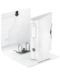 Biblioraft Leitz 180 Active WOW, polyfoam, A4, 82 mm, alb