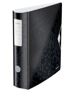 Biblioraft Leitz 180 Active WOW, polyfoam, A4, 82 mm, negru