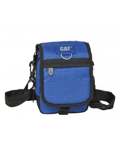 Geanta tableta CATERPILLAR Millennial Classic - Ronald, material 600D HD polyester - negru/bleumarin