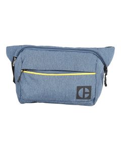 Borseta CATERPILLAR Code - Hex Parkour, material 420D hexagonal, buzunar cu fermoar - bleumarin