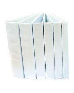 Caiet mecanic cu buzunar, 2 inele in "D", 40 mm, cotor 65mm, Optima - alb