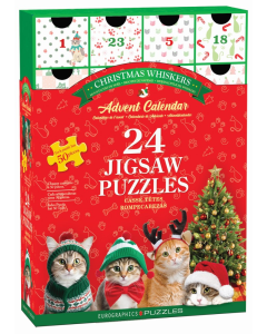 Calendar de Advent Pisici, 24 puzzle-uri, 50 piese