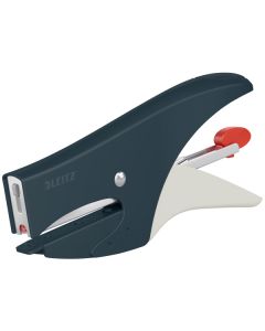 Capsator metalic LEITZ Cosy 5645, tip cleste, 15 coli, 1000 capse P2 incluse, gri antracit