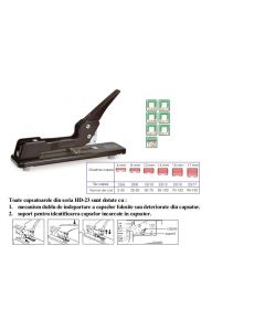 Capsator cu brat lung, 150 coli, KANGARO HD23-L17 - negru