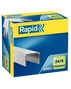 Capse Rapid Standard, 24/6, 2-20 coli, 5000 buc/cutie