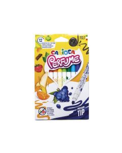 Carioca lavabila, parfumata, 12 culori/cutie, CARIOCA Perfume