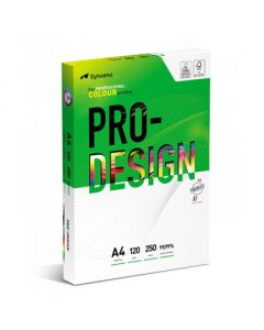 Carton A4, satinat, Pro-Design, clasa A++, 120 gr./mp, 250 coli/top - alb