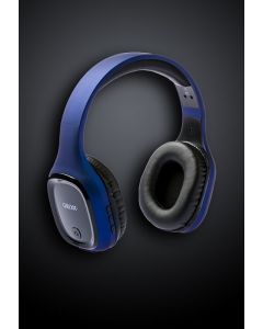 Casti wireless GRIXX Optimum - Overband Bluetooth - albastre