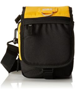 Geanta tableta CATERPILLAR Millennial Classic - Ronald, material 600D HD polyester - negru cu galben