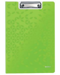 Clipboard LEITZ WOW, dublu, polyfoam, A4, 100 coli, verde