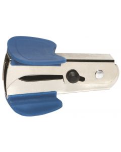 Decapsator metalic, cu mecanism de blocare, DONAU - accesorii albastre