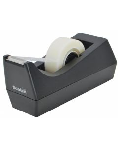 Dispenser banda adeziva, max 19mm x 33m, 3M - SCOTCH C38 - negru