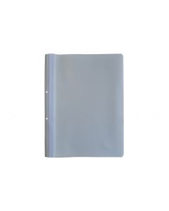 Dosar plastic PP cu sina, cu gauri, grosime 120/180 microni, 10 buc/set, Optima - alb