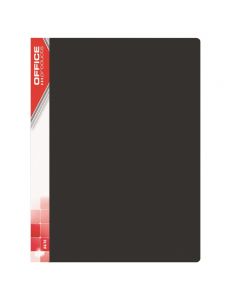Dosar de prezentare cu 10 folii, A4, coperta rigida PP, Office Products - negru