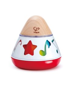 Jucarie din lemn - Cutie muzicala rotativa