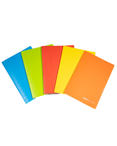 Caiet A4, 60 file, 80gsm, coperta carton 300gsm, design geometrics - matematica