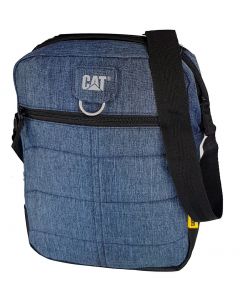 Geanta tableta CATERPILLAR Millennial Classic - Ryan, material 600D HD polyester - negru/bleumarin