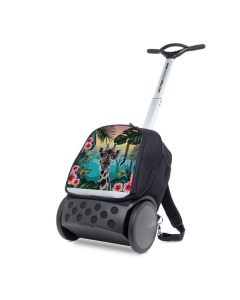 Ghiozdan troler fete NIKIDOM Roller Up - Safari + cadou 10 caiete A5
