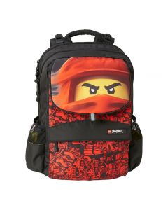 Ghiozdan baieti scoala Hansen LEGO Core Line - Ninjago Red