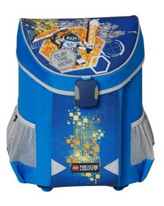 Ghiozdan Baieti Impermeabil Nexo Knights Albastru - Model Easy LEGO Core Line | Perfect pentru Scoala si Aventuri