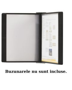 Display perete (suport pentru 10 buzunare A4), PROBECO-EasyMount - antracit