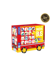 Joc educativ 2 in 1 - Autobuzul Matematic