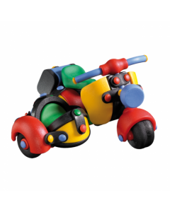 Jucarie de construit mic-o-mic 3D Motocicleta cu atas 089.017, 12.7 cm 089.017