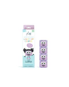 Jucarie senzoriala luminoasa Lumi - Glo Cube, mov