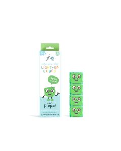 Jucarie senzoriala luminoasa Pippa - Glo Cube, verde