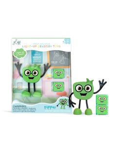 Jucarie senzoriala luminoasa Pippa - Glo Pal, verde