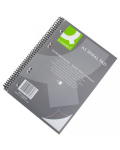 Caiet cu spirala, A5, 80 file - 70g/mp, 4 perf., coperti carton, Q-Connect - dictando