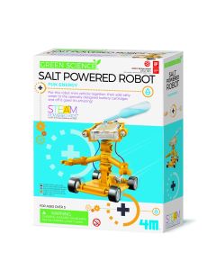Kit constructie Robot alimentat cu sare, Stiinta Verde - Green Science