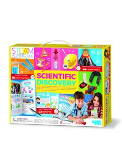 Kit stiintific - Descoperiri stiintifice Vol. 1 - 42 experimente, STEAM Kids
