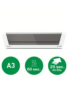 Laminator LEITZ iLAM Touch 2, A3, kit folii laminare inclus, argintiu