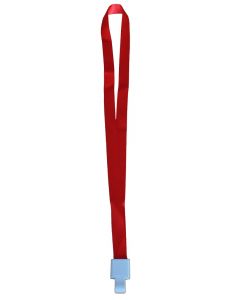 Lanyard textil, 15mm latime,snap clip, KEJEA - rosu
