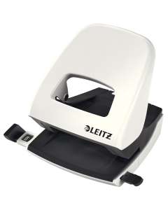 Perforator metalic LEITZ WOW 5008 NeXXt Series, 30 coli, alb