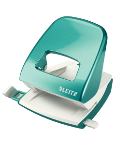 Perforator metalic LEITZ WOW 5008 NeXXt Series, 30 coli, turcoaz