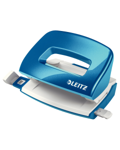 Perforator metalic LEITZ WOW 5060 MINI NeXXt Series, 10 coli, albastru